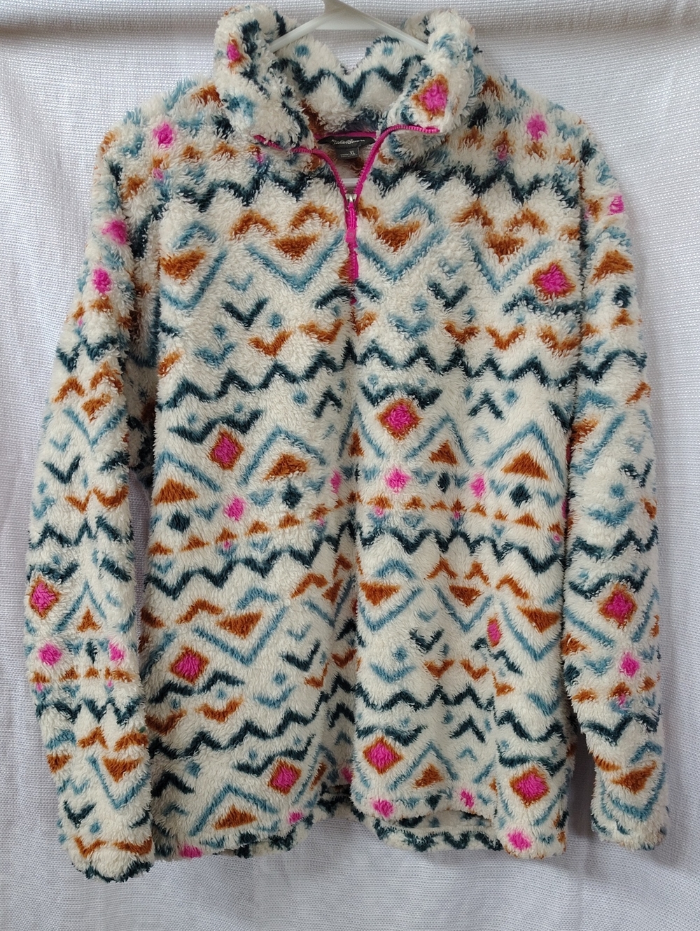 Eddie Bauer Women's Aztec Pullover- Multicolor XL